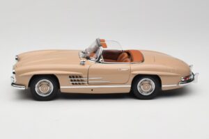 Mercedes 300 SL W198 Roadster Maro Deschis Minichamps 1:18 180039032 Metal - imaginea 4 din 8