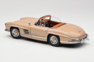 Mercedes 300 SL W198 Roadster Maro Deschis Minichamps 1:18 180039032 Metal - imaginea 7 din 8