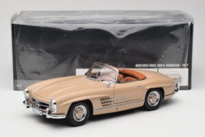 Mercedes 300 SL W198 Roadster Maro Deschis Minichamps 1:18 180039032 Metal - imaginea 8 din 8