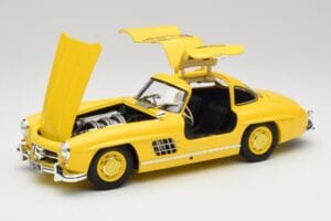 Mercedes 300 SL W198 Galben Deschis Minichamps 1:18 180039009 Metal - imaginea 2 din 8