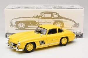 Mercedes 300 SL W198 Galben Deschis Minichamps 1:18 180039009 Metal - imaginea 8 din 8