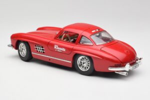 Mercedes 300 SL W198 Red Metallic Bburago 1:18 3013-M1 Metal - imaginea 7 din 8