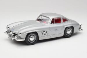 Mercedes 300 SL W198 Gullwing Silver Gri Bburago 1:18 3513 Metal