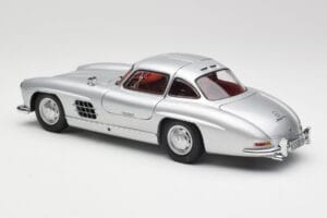 Mercedes 300 SL W198 Gullwing Argintiu Metalizat Minichamps 1:18 B66040379 Metal - imaginea 7 din 8