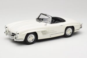 Mercedes 300 SL W198 Roadster Alb Cu Capota Moale Minichamps 1:18 180039034 Metal