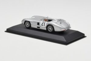 Mercedes 300 SLR #21 K. Kling / A. Simon 24 Hours of Le Mans 1955 Minichamps 1:43 432553021 Metal - imaginea 3 din 4