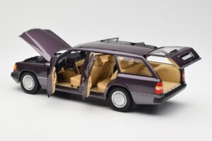 Mercedes 300D S124 T-Model Bornit Ediție Dealer Norev 1:18 B66040701 Metal - imaginea 5 din 8