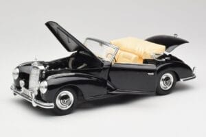 Mercedes 300SC W188 Obsidian Negru Maisto 1:18 806B Metal - imaginea 2 din 8