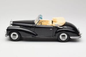 Mercedes 300SC W188 Obsidian Negru Maisto 1:18 806B Metal - imaginea 4 din 8