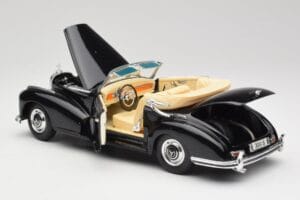 Mercedes 300SC W188 Obsidian Negru Maisto 1:18 806B Metal - imaginea 5 din 8