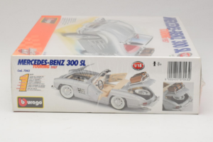 Mercedes 300SL Roadster Argintiu Bburago 1:18 7043 Metal - imaginea 4 din 4