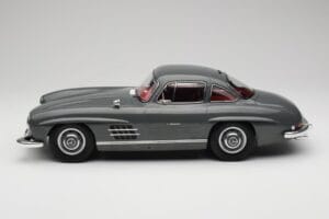 Mercedes 300SL W198 Gullwing Graphite Grey Norev 1:12 123852 Metal - imaginea 3 din 6