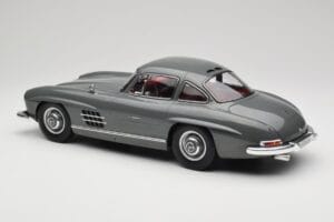 Mercedes 300SL W198 Gullwing Graphite Grey Norev 1:12 123852 Metal - imaginea 5 din 6