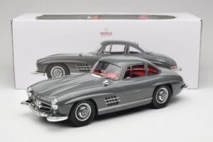 Mercedes 300SL W198 Gullwing Graphite Grey Norev 1:12 123852 Metal - imaginea 6 din 6