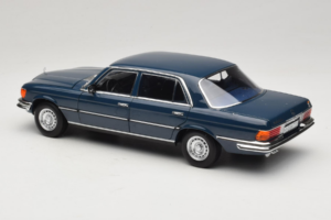 Mercedes 350 SEL W116 Hansa Blue Norev 1:18 183976 Metal - imaginea 7 din 8