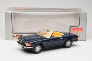 Mercedes 350 SL R107 Albastru Închis Sun Star 1:18 MB003 Metal - imaginea 8 din 8