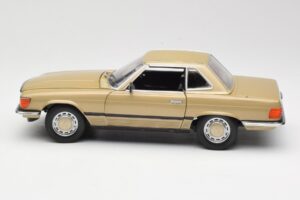 Mercedes 350 SL R107 Auriu Sun Star 1:18 MB004 Metal - imaginea 4 din 8