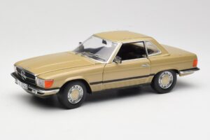 Mercedes 350 SL R107 Auriu Sun Star 1:18 MB004 Metal