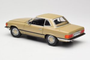 Mercedes 350 SL R107 Auriu Sun Star 1:18 MB004 Metal - imaginea 7 din 8