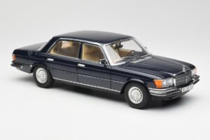 Mercedes 450 SEL 6.9 W116 Albastru Închis Revell 1:18 8956 Metal - imaginea 6 din 8