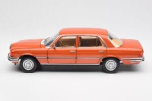 Mercedes 450 SEL 6.9 W116 Portocaliu Metallic Norev 1:18 183459 Metal - imaginea 4 din 8