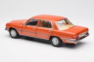 Mercedes 450 SEL 6.9 W116 Portocaliu Metallic Norev 1:18 183459 Metal - imaginea 7 din 8