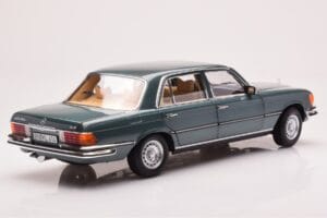 Mercedes 450 SEL 6.9 W116 Petrol Metalic Norev 1:18 183974 Metal - imaginea 3 din 8