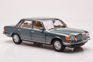 Mercedes 450 SEL 6.9 W116 Petrol Metalic Norev 1:18 183974 Metal - imaginea 6 din 8