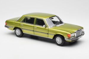 Mercedes 450 SEL W116 Citrus Verde Ediție Dealer Norev 1:18 B66040683 Metal - imaginea 6 din 8