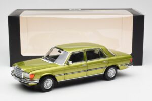 Mercedes 450 SEL W116 Citrus Verde Ediție Dealer Norev 1:18 B66040683 Metal - imaginea 8 din 8