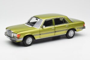 Mercedes 450 SEL W116 Citrus Verde Ediție Dealer Norev 1:18 B66040683 Metal