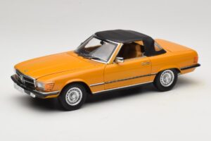 Mercedes 450 SL R107 Cayenne Orange Norev 1:18 183350 Metal - imaginea 3 din 10