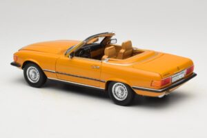 Mercedes 450 SL R107 Cayenne Orange Norev 1:18 183350 Metal - imaginea 9 din 10