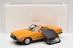Mercedes 450 SL R107 Cayenne Orange Norev 1:18 183350 Metal - imaginea 10 din 10