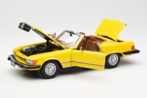 Mercedes 450SL R107 Galben US Version Norev 1:18 183727 Metal - imaginea 2 din 9