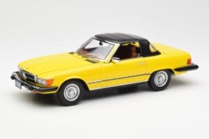 Mercedes 450SL R107 Galben US Version Norev 1:18 183727 Metal - imaginea 3 din 9
