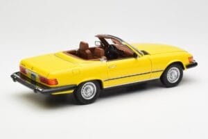 Mercedes 450SL R107 Galben US Version Norev 1:18 183727 Metal - imaginea 4 din 9