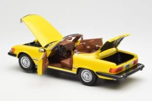 Mercedes 450SL R107 Galben US Version Norev 1:18 183727 Metal - imaginea 6 din 9