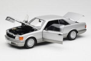 Mercedes 500 SEC C126 Argintiu AUTOart 1:18 76212 Metal - imaginea 2 din 8