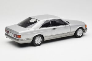 Mercedes 500 SEC C126 Argintiu AUTOart 1:18 76212 Metal - imaginea 3 din 8