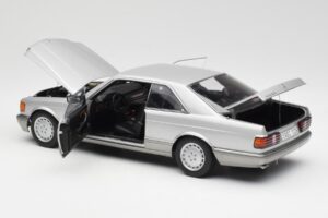 Mercedes 500 SEC C126 Argintiu AUTOart 1:18 76212 Metal - imaginea 5 din 8
