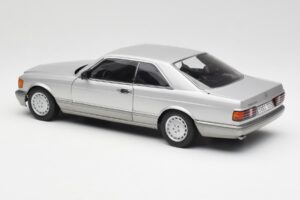 Mercedes 500 SEC C126 Argintiu AUTOart 1:18 76212 Metal - imaginea 7 din 8