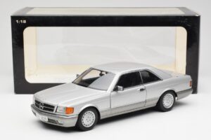 Mercedes 500 SEC C126 Argintiu AUTOart 1:18 76212 Metal - imaginea 8 din 8