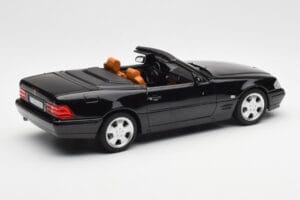 Mercedes SL 500 R129 Negru Norev 1:18 183750 Metal - imaginea 4 din 10