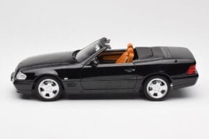 Mercedes SL 500 R129 Negru Norev 1:18 183750 Metal - imaginea 5 din 10