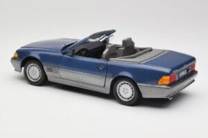 Mercedes SL 500 R129 Nautic Blue Metallic Revell 1:18 8081 Metal - imaginea 7 din 8
