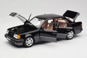 Mercedes 500E W124 Negru Ediție Limitată Norev 1:18 183949 Metal - imaginea 2 din 12