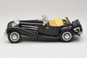 Mercedes 500K Roadster Negru Bburago 1:18 3020-P2 Metal - imaginea 4 din 8