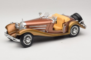 Mercedes 500K Roadster Cupru Metallic Bburago 1:18 3020-P1 Metal - imaginea 2 din 8