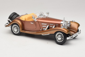 Mercedes 500K Roadster Cupru Metallic Bburago 1:18 3020-P1 Metal - imaginea 6 din 8